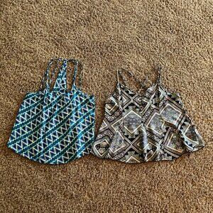 TWO Summer Tops LARGE